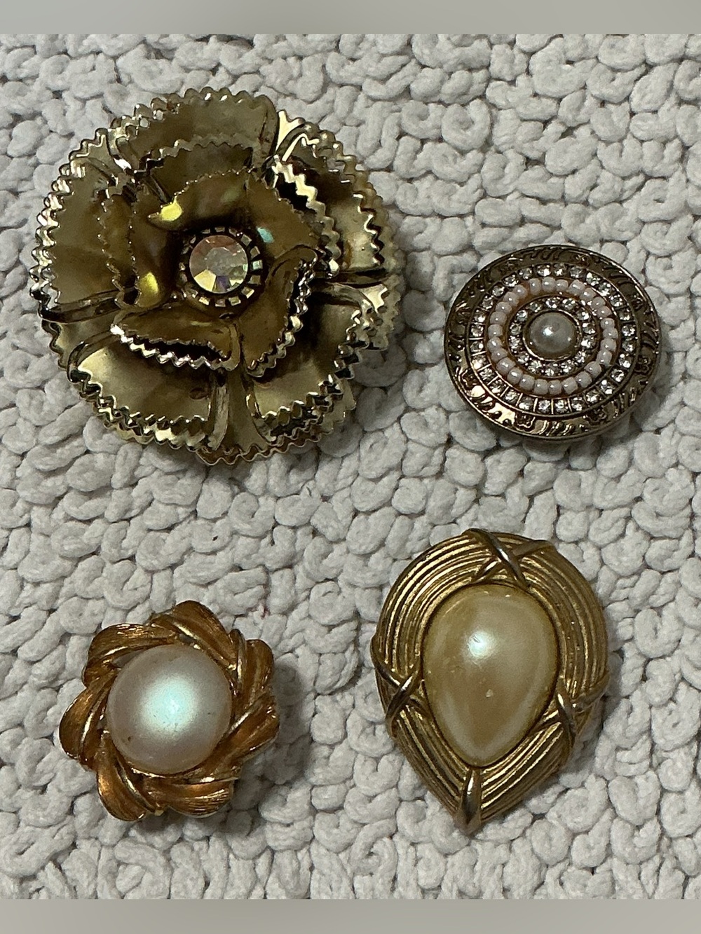 Bundle of 4 Repurposed Jewelry Magnets